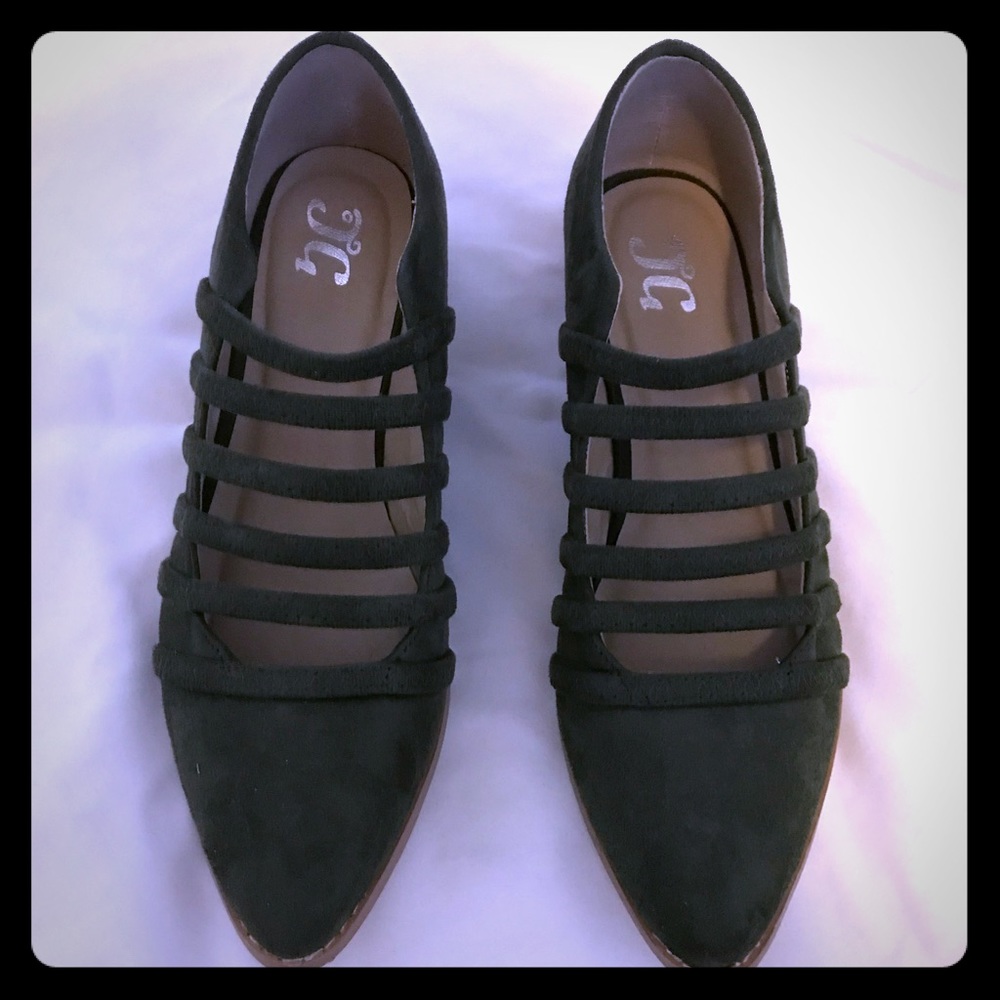 Forest green TG flats.